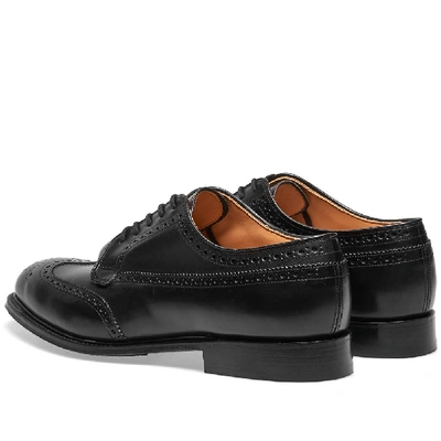 Shop Church's Thickwood Longwing Brogue In Black