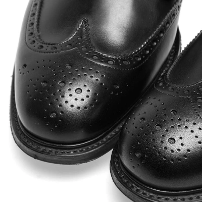 Shop Church's Thickwood Longwing Brogue In Black