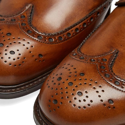 Shop Church's Thickwood Longwing Brogue In Brown