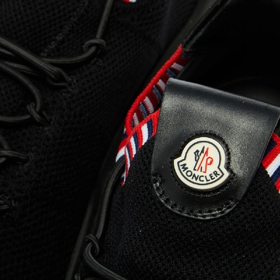 Shop Moncler Bubble Sneaker In Black