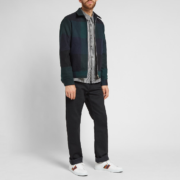 Paul Smith Buffalo Check Jacket In Blue | ModeSens