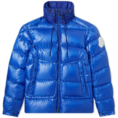 Shop Moncler Badenne Ripstop Hooded Down Jacket In Blue