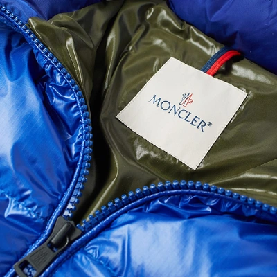 Shop Moncler Badenne Ripstop Hooded Down Jacket In Blue