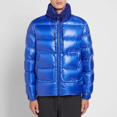 Shop Moncler Badenne Ripstop Hooded Down Jacket In Blue