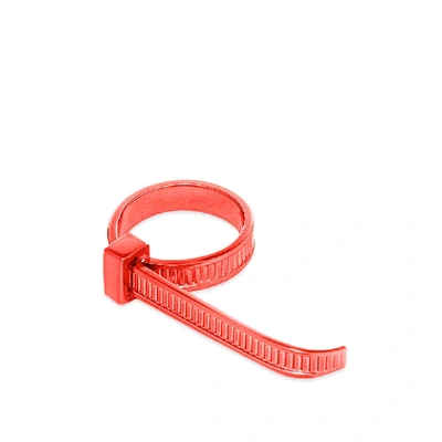 Shop Ambush Zip Tie Ring In Red