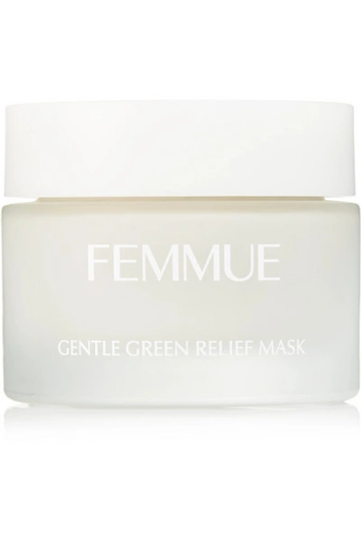 Shop Femmue Gentle Green Relief Mask, 50g In Colorless