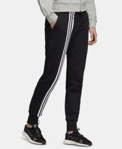 Shop Adidas Originals Adidas Must Have 3-stripe Pants In Black/white