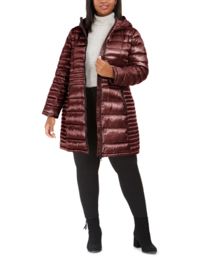 calvin klein plus size puffer coat