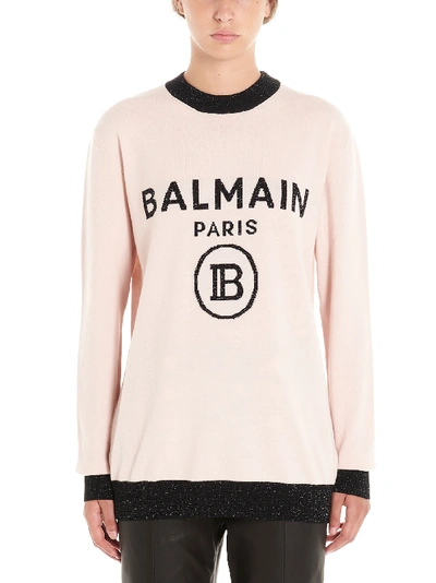 Shop Balmain Sweater In Pink