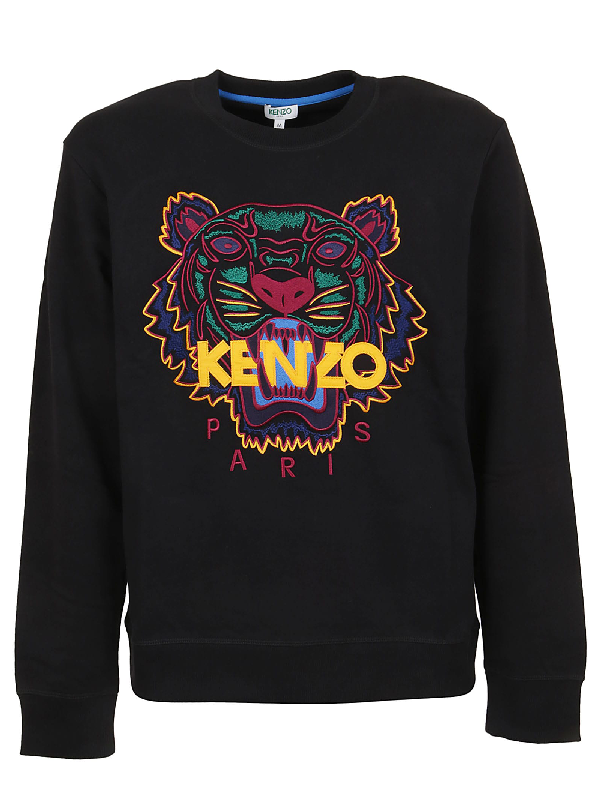 kenzo tiger classic sweatshirt black