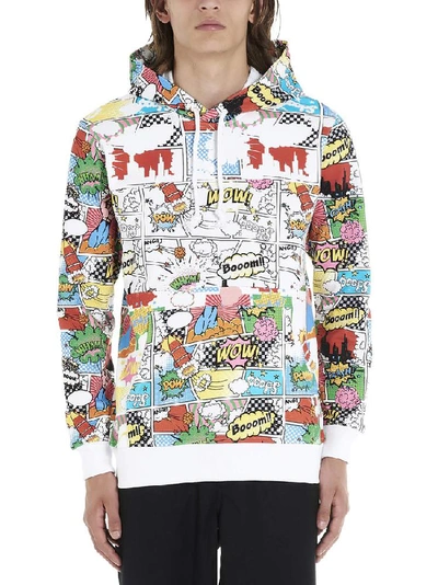 Shop Comme Des Garçons Shirt Graphic Print Hoodie In Multi