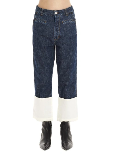 Shop Loewe Fisherman Jeans In Blue