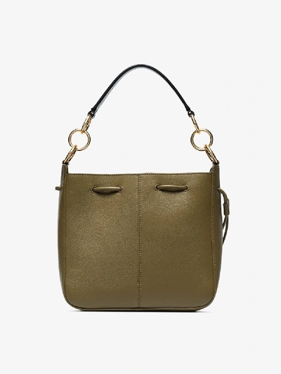 Shop See By Chloé Green Top Handle Leather Shoulder Bag