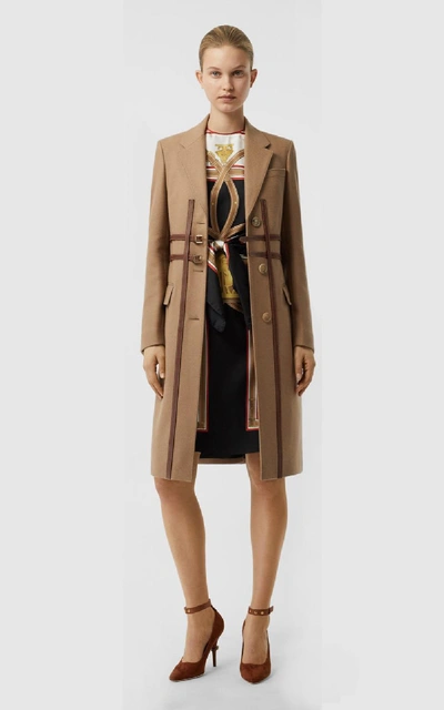 Shop Burberry Callington Coat In Neutral