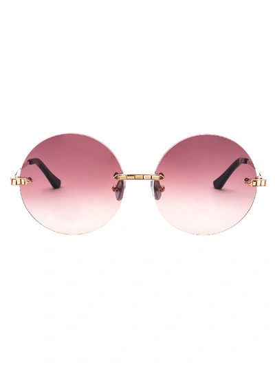 Shop Anna-karin Karlsson Sunglasses In Rose Gold