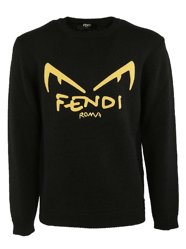 Fendi Sweater In Nero+sole | ModeSens