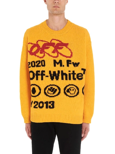 Shop Off-white Industrial Sweater In Giallo