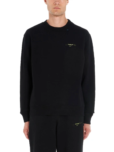 Shop Off-white Acrylic Arrows Sweatshirt In Black