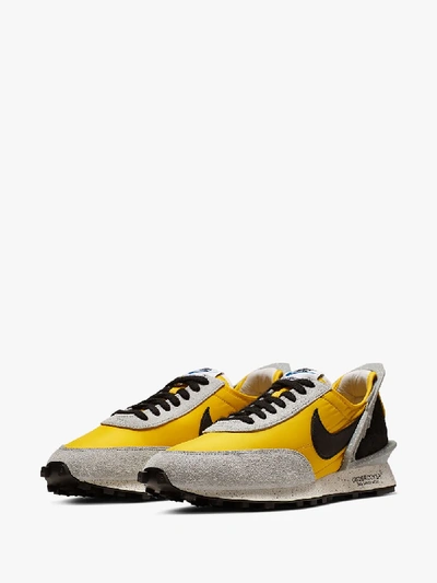 Nike Undercover Daybreak Leather-trimmed Nylon And Suede Sneakers In Yellow