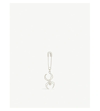 Shop Ambush Spider Safety Pin Silver Earring
