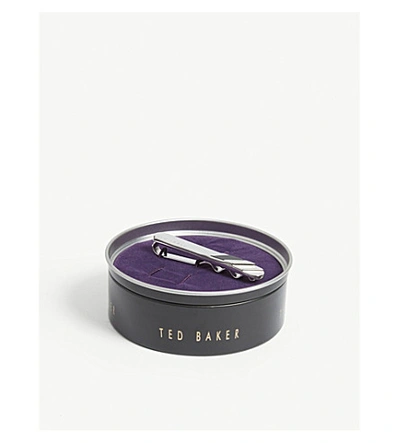 Shop Ted Baker Misset Cufflinks And Tie Bar Gift Set In Black