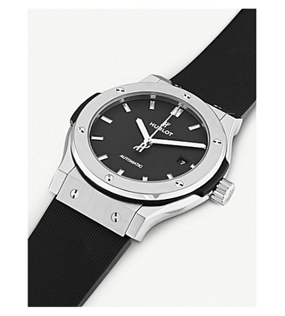 Shop Hublot Mens Black 542.nx.1171.rx Classic Fusion Titanium Watch