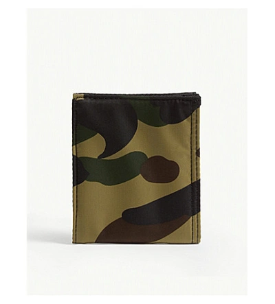 Shop A Bathing Ape Mix Camouflage-print Wallet In Multi