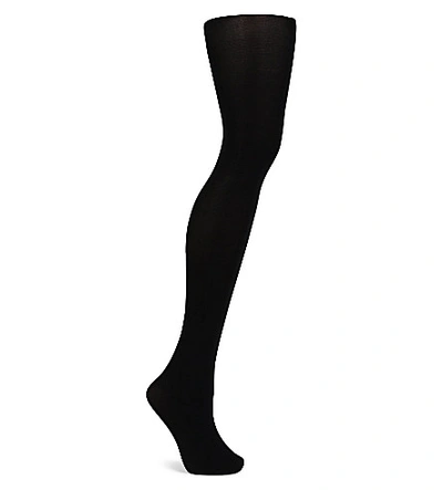 Calvin Klein Womens 00 Black Ultra Fit High-waisted 80 Denier Tights In Black