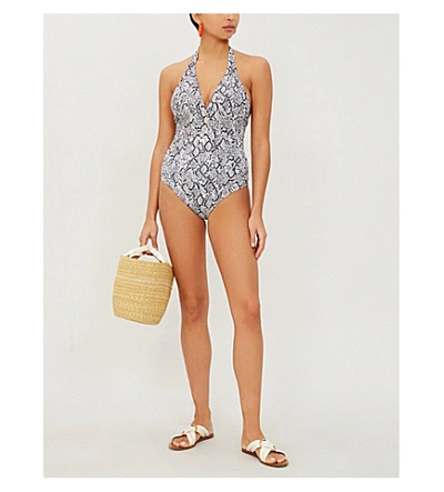 Shop Heidi Klein Mombasa Reversible Swimsuit In Print