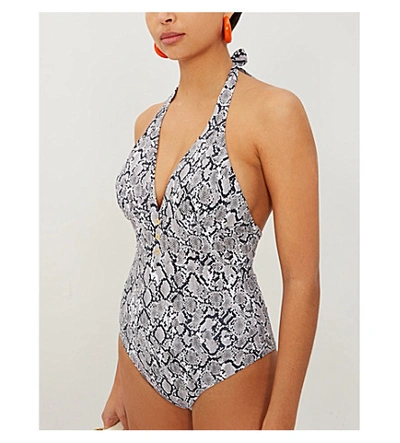 Shop Heidi Klein Mombasa Reversible Swimsuit In Print