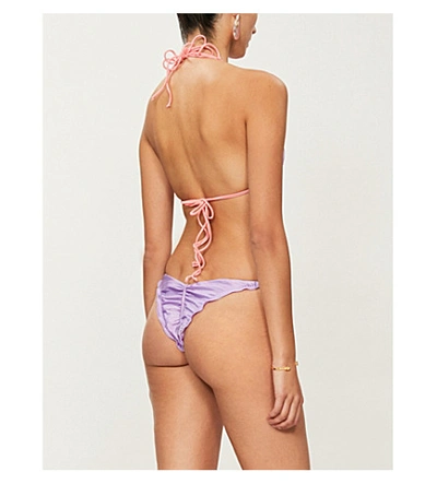 Shop Agent Provocateur Rozie Bikini Top In Lilac