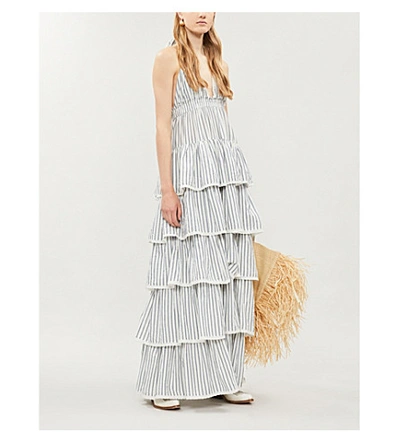 Shop Loveshackfancy Clarissa Ruffled Cotton Maxi Dress