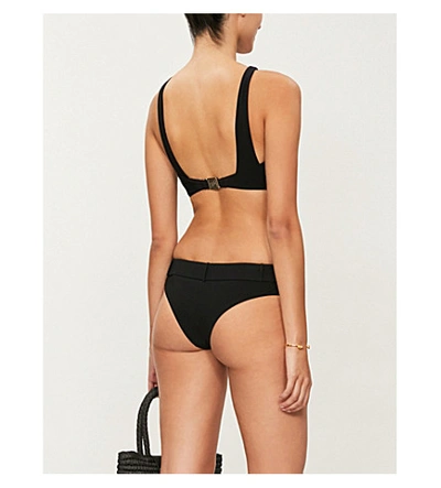 Shop Agent Provocateur Laurella Low-back Bikini Top In Black