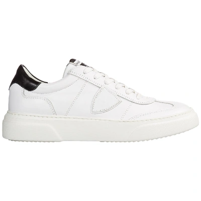 Shop Philippe Model Men's Shoes Leather Trainers Sneakers Temple In White