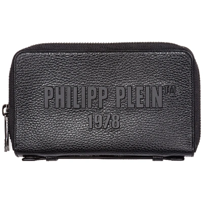 Shop Philipp Plein Men's Briefcase Document Holder Wallet Pp1978 In Black
