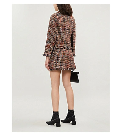 Shop Ted Baker Lorella Bouclé Tweed Jacket In Black