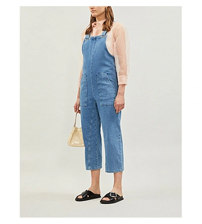 Maje denim jumpsuit online