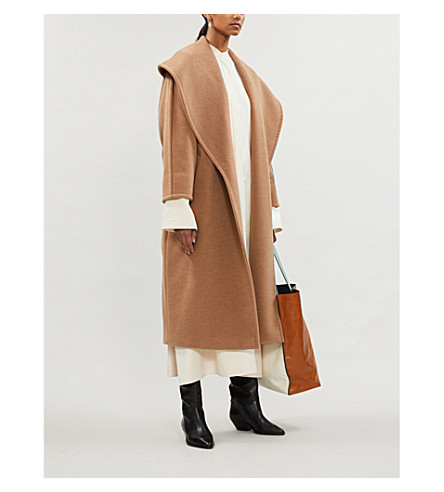 Max Mara Fretty Oversized Relaxed-fit Wool Coat In Camel | ModeSens