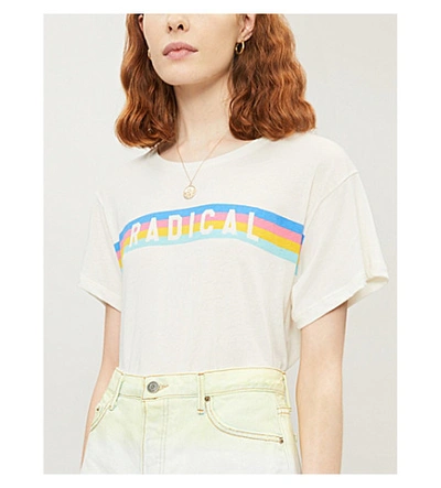 Shop Wildfox Radical Manchester Cotton T-shirt