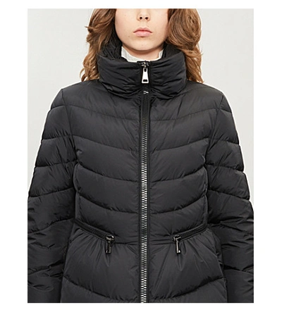 Shop Moncler Mirielon High-neck Padded Shell Jacket In Black
