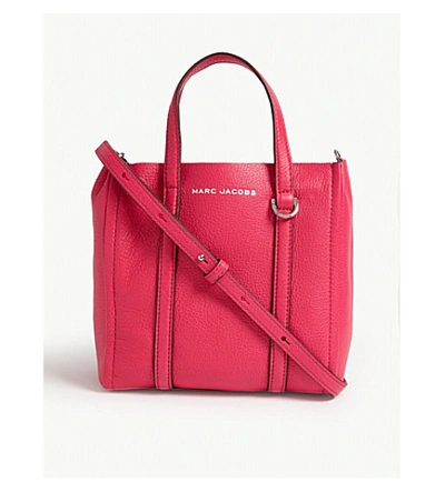 Shop Marc Jacobs Tag Tote Bag In Diva Pink
