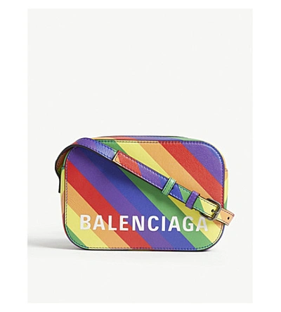 Shop Balenciaga Rainbow Camera Bag