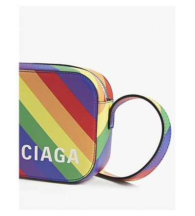 Shop Balenciaga Rainbow Camera Bag