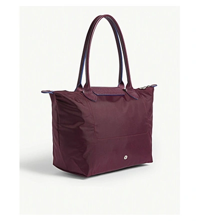 Shop Longchamp Le Pliage Club Small Tote Bag In Plum