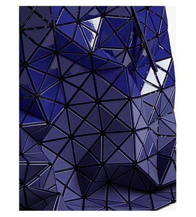 Shop Bao Bao Issey Miyake Prism Bi-texture Tote In Purple