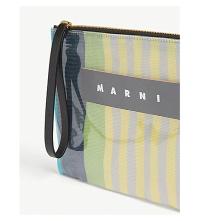 Shop Marni Pvc Pouch Bag In Pink Candy