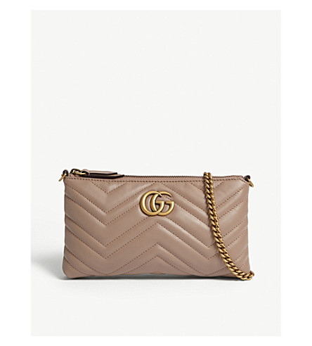 gg marmont leather pouch