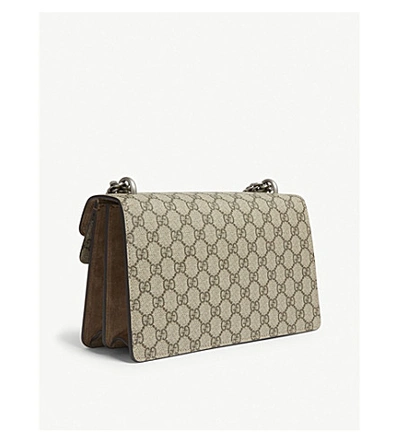 Shop Gucci Dionysus Shoulder Bag In Beige