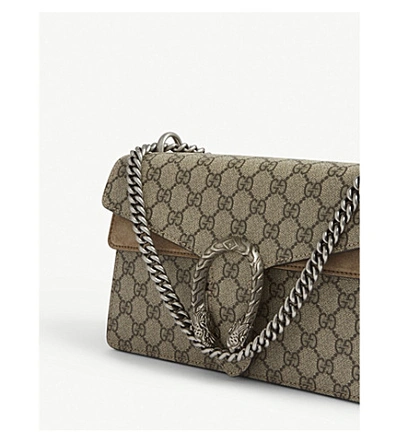 Shop Gucci Dionysus Shoulder Bag In Beige