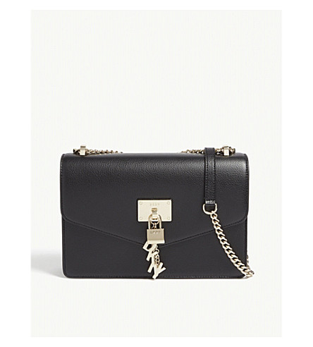 elissa pebbled leather shoulder bag